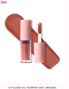 MOIRA LABIAL HIDRATANTE LIP GLAZE OIL PLUMPER 09 AMUSED