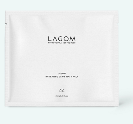 [8809450982254] LAGOM MASCARILLA FACIAL HIDRATANTE DE HOJA DE BAMBU